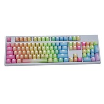 나나아이몰 PBT 키보드 키캡 OEM 높이 분필 돌치, 11 레인보우, 정각