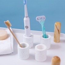 규조토 칫솔꽂이 칫솔걸이 칫솔거치대 칫솔홀더, 2규조토칫솔꽂이-블루
