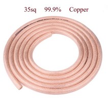 자동차 정전기방지35 Square sqmm 케이블 와이어 스폿 용접기 용 구리 표준 2 차 권선 소프트 접지, 01 Cables only_04 3m