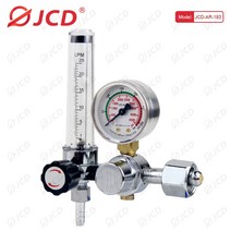 레귤레이터 QHTITEC 0-30Mpa 아르곤 조절기 CO2 Mig Tig 유량계 가스 용접 게이지 감압 기, Grey, 아르곤 레귤레이터