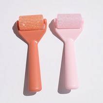 아이스롤러 페이스 마사지롤러 피부쿨링 진정 얼굴붓기 탄력 육곽 양악마사지 관리기, 누디오렌지, 1개