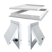 천장 점검구 갈바 ABS 폐쇠형 PVC 욕실 천정 원터치, 트레이형검사구열림450x450