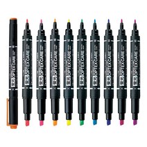 제브라 옵텍스 케어 형광펜 낱색 에코상품 친환경, 옐로우