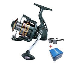 낚시전동릴 Shimano 스피닝 낚시 릴 1000 - 7000 초경량 드래그 18kg 5.2:1 금속 스풀 바닷물 물고기 먹이 던지기, 4000의 시리즈, 파란색과 녹색 위장 Thanks
