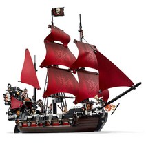 캐리비안의 해적 호환레고 블럭 해적선 배 모형, 1207pcs