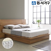 동서가구 리벨라 평상형Q침대＋케미컬폼10T DF915568, 그레이