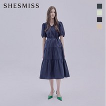 SHESMISS_02 [쉬즈미스] 티어드 볼륨 롱 원피스_SWWOPM23010