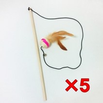 밍크볼 고양이장난감 낚시대 5개 고양이다이어트