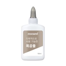 모나미 다목적으로 사용 가능한 목공풀 120ml 1개입 6개입, 다목적으로 사용 가능한 목공풀 120ml_$TQN