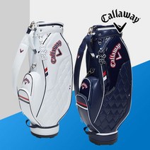[캘러웨이정품] PU 스포츠 여성 캐디백, 화이트네이비레드
