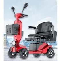 노인전동스쿠터 4륜 전동차 어르신 전동오토바이, 450W 24V(30A 리튬 배터리)