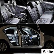 자동차 인테리어 LED 조명 Canbus 현대 i10 i20 i30 i40 ix20 ix35 투손 산타페 Santafe 차량 실내 돔지도 램프 키트 AliExpress, 없음, 6000K White+07-12 Santafe 7PC