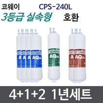 코웨이 CPS-240L 1년세트 정수기필터호환 실속형, 고급형[2등급]