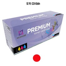 [강추] NEWUM 재생토너 교체용 오키 C310dn 빨강 93571EA, 본상품선택, 1