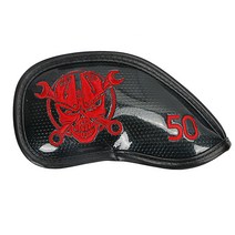 샌드 피칭 갭 어프로치 웨지 커버 S P A G 벙커탈출 로프트 각도 50~ 60도 커버, 레드 50도
