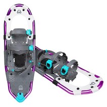 WildHorn Outfitters 여성 남성 청소년을 위한 Sawtooth Snowshoes 완전히 조절 가능한 스노우 슈즈 바인딩 경량 소재 단단한 그립 톱니, 21, Aurora, Aurora