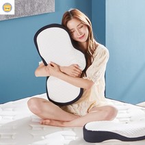 목이편한 높낮이 조절 경추베개 일자목 메모리폼 베개, 단품