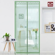 [바보사랑]다샵 현관 방문 모기장 그린 90x210, 1개