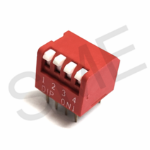 DP-04-V 피아노타입 딥스위치 4P DC24V 25mA