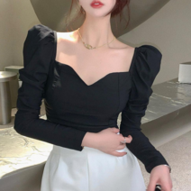 대박난박양 퍼프 슬림 티셔츠