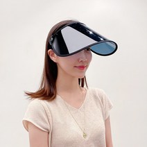 국내제작 방역 자외선차단 99.9% 라운드 선캡 여름 산책모자