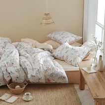 [올리비아데코] 아를 순면 누비이불커버(Q), 옐로우_50_O20AEB04Q