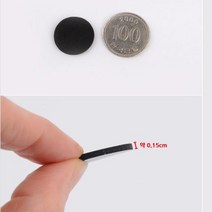 진동긁힘 소음방지 EVA스펀지12개2cm 유리 키보드패드 스피커 책상 식탁 평판 기스 원형 테이블 딱지페두, 기본