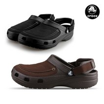 크록스 유콘 비스타2 클로그 남자 남성 슬리퍼 샌들 블랙 브라운