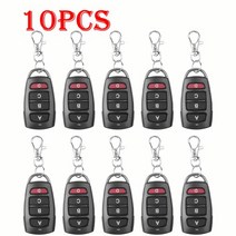 게이트 원격 제어 433MHz 고정 코드 문 오프너 복사기 Rf 송신기, 04 10PCS