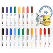 모나미 세라믹 마카 낱색 480 482 도자기 핸드 페인팅, 올리브그린