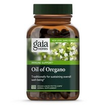 가이아허브스 오일 오브 오레가노 글루텐 프리 비건 리퀴드 파이토 캡, 120개입, 5개