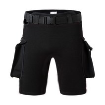 다이빙 수트 서핑 잠수복네오프렌 소재 테크 반바지 잠수복 3mm 2 포켓 바지 스쿠버 다이빙 장비 액세서, 01 1_05 XXL