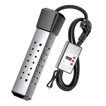 물 데우기 가정용 히터 돼지꼬리 봉 열선 대지꼬리히타 일정한 온도와 타이밍으로 빠르게 가열 온도 설정 자동 전원 끄기 고전력 욕조 욕조 목욕 가열 막대 전기 가열 튜브, 일정한 온도 2000w 자동 전원 끄기 온도를 자