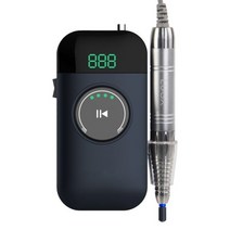 전동 네일 드릴 젤네일 제거 무좀 발톱 셀프 관리 35000rpm 전기 조각 기계 밀링 커터 매니큐어 팁 매니큐어 전기 페디큐어 쏙오프, 협력사, 검은 색, 우리를