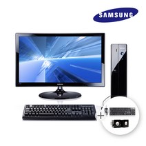 삼성 DB400S2A 슬림 3세대 i5 SSD 중고 PC 랜덤 모니터 세트, 20인치 랜덤모니터