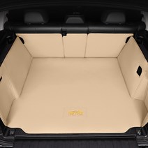 스타일카 벤츠 GLE 300D 트렁크매트 풀커버 가죽 차박매트, 베이지