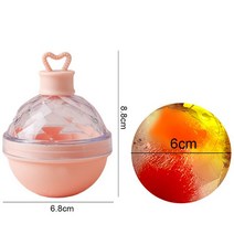 실리콘얼음트레이 아이스크림 얼음메이커 6.5cm 대형 실리콘 아이스 볼 메이커 3D 빅 라운드 구 Hgh 모양 큐브 몰드 트레이 위스키 업그레이드, [02] 4.5cm Old 4 Balls