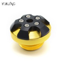 M20 2.5 오토바이 엔진 오일 캡 cnc 오토바이 필러 커버 나사 혼다 MSX125 MSX125SF CBR1000 CBR500R ER-6N Z800 Z1000, 금