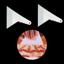보석 십자수 비즈 헤라 보석정리 큐빅 시트지 부착 페인팅 수정 정렬 주걱, 단품, 단품
