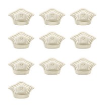 한가득마켓 발뒤꿈치패드 10pcs 5쌍, 화이트 1mm