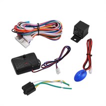 원격 시동 경보기 Universal Lock With Motor System Car Remote Auto DeviceAnti-Theft Keyless, 한개옵션0