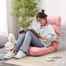 [국내발송]Zuge 1인 소파형 좌식의자, 핑크