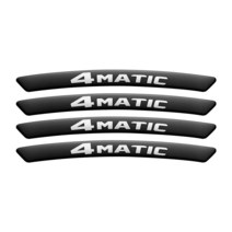 AMG 림 스티커 브라부스 휠 아이브로우 허브 메르세데스 벤츠 W177 W463, 02 Silver_01 For BRABUS LOGO