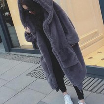 UOB841102여자 롱코트 퍼 아웃웨어 올겨울유행 점퍼 2컬러