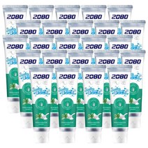 2080 퓨어 베이킹소다 상쾌한 클린민트향 치약 125g, 24개