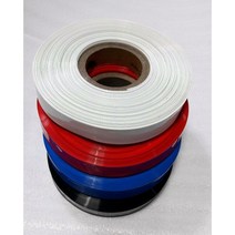 PVC수축필름 열수축튜브 18650배터리 부스바(50mm) 10M기본, 흰색
