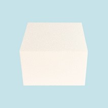 사각 스티로폼 케익 모형 1호 2호 3호 높이60mm 슈가크레프트 크림클레이 아이싱연습, 사각)가로.세로100x높이60