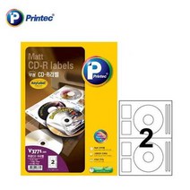 애니라벨 CD-R라벨 (V3771/2칸/100매)