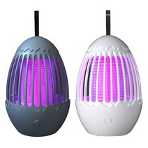 USB 충전식 가정 캠핑 겸용 랜턴 무선 모기 퇴치기, 그레이