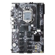 Lopbinte MSATA USB3.0 SATA3.0 지원 DDR3 RAM B75 BTC 광부 마더보드, B75 12 PCIe 마이닝 마더보드